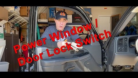 How to Replace the Master Window Switch on Chevy Silverado/Tahoe **w/tips** #chevysilverado