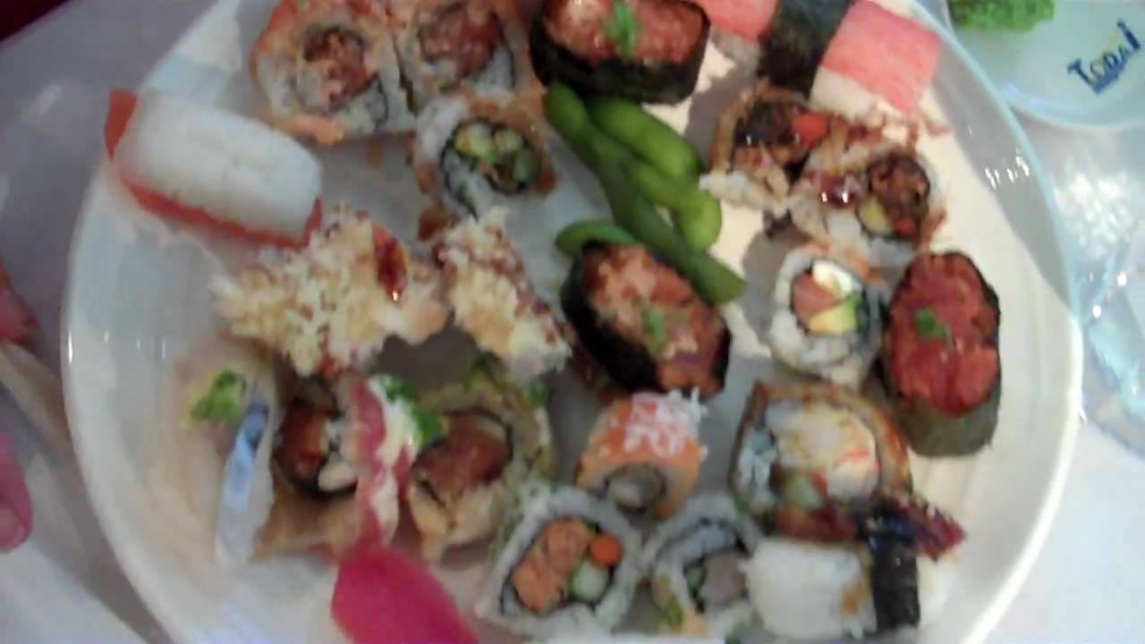 Amazing all you can eat Sushi Buffet YouTube