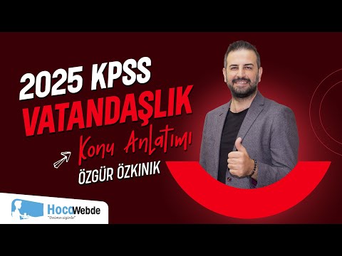 8) KPSS 2024 VATANDAŞLIK ÖZGÜR ÖZKINIK CEZA HUKUKU