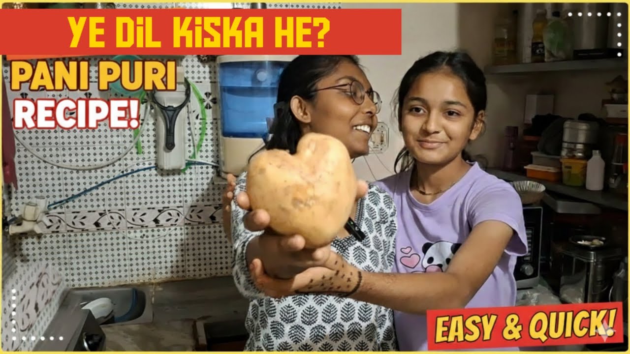 Ye kiska Dil mila hume! |pani puri  recipe 😋