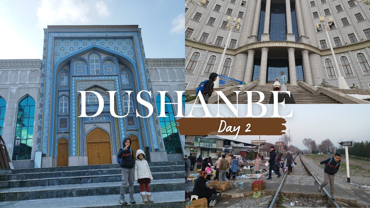 Душанбе, Таджикистан - День 2 - Посещение библиотеки, Азиатского автовокзала и Сафариенского базара.