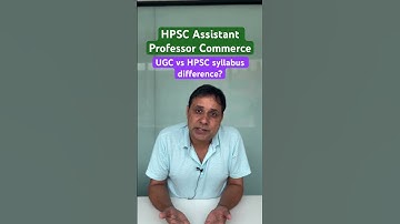 HPSC Assistant Professor Commerce syllabus and pattern difference. #hpsc #hpscassistantprofessor