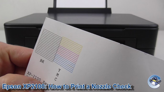 Epson Expression Home XP-2205: How to Print a Nozzle Check Test Page 