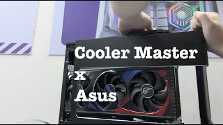 Checking out the NR200P Case Concept and a 30mm 4000 RPM Mobius Fan at Cooler Master!