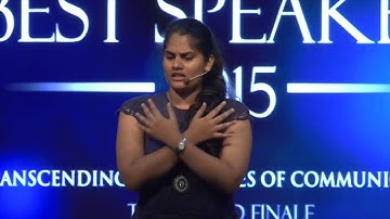 Dushanthi Weerasekera -  “Reminding Me To Remind You” - Best Speaker 2015