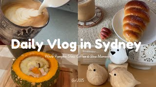Sydney Vlog｜心がほっとする週末☕️ 丸ごとかぼちゃシチューとおうち時間