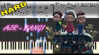 AJR - BANG! | Sheet Music & Synthesia Piano Tutorial