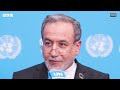 US पहुंचे ईरानी प्रतिनिधिमंडल को Marco Rubio ने जाने को कहा? Iran ने दिया जवाब (BBC Hindi)