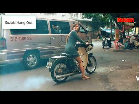 Suzuki Cub 50 | SUZUKI HANG OUT #kickstartbabes #moped #rev #kickstart