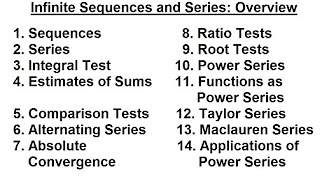 CALCULUS 2 CH 14 SERIES AND SEQUENCES - YouTube