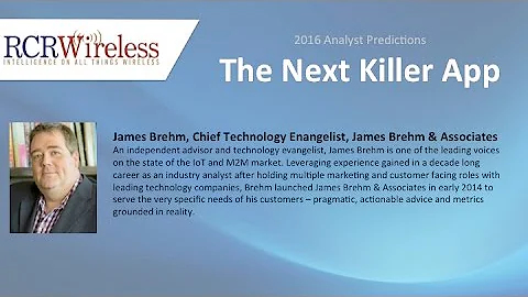 The Next Killer App - James Brehm, Brehm & Associa...
