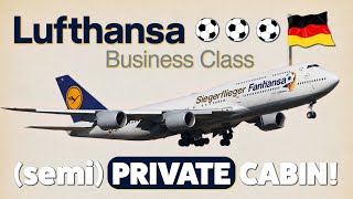 Business Class on the Former World Cup Plane? Lufthansa 747-8 from Frankfurt to New York!!