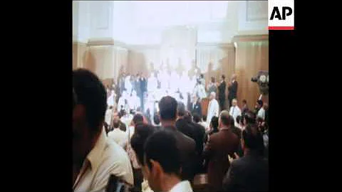 SYND 24/9/70 SULIMAN FRANJIEH IS SWORN IN AS THE N...