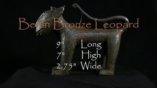 Benin Bronze Leopard LB11-001