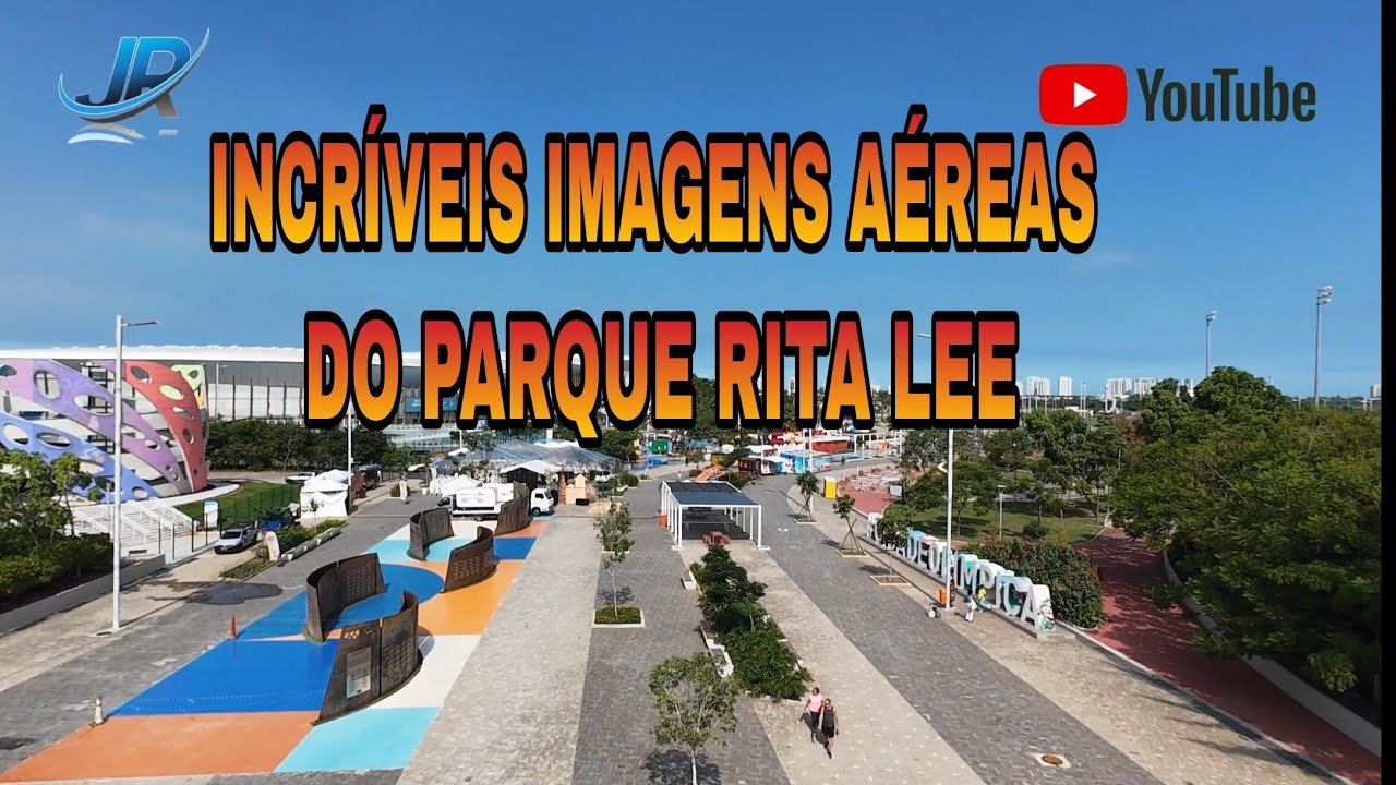 INCRÍVEIS IMAGENS AÉREAS DO PARQUE RITA LEE - 