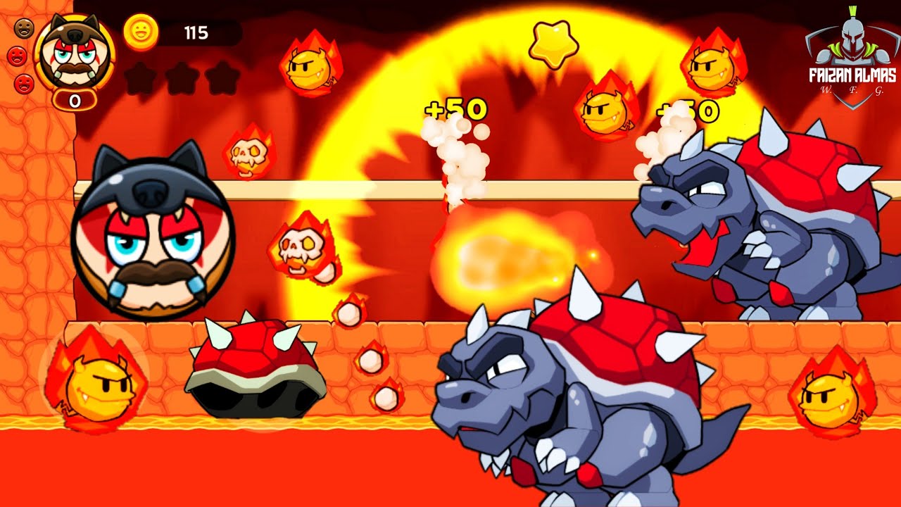 Red Ball V - Red Boss Challenge (Part 13) Lava | MGIF | Android Gameplay WFG