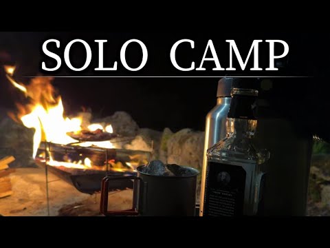 【ソロキャンプ】バックパックひとつで行く　渓流と焚火の音が交わるキャンプ生活[solo camp ❘ ASMR]