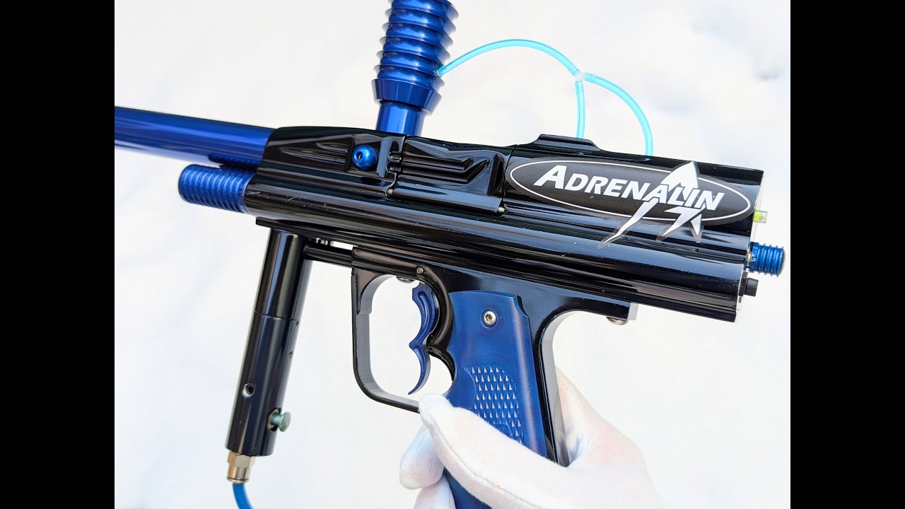 Black Special Edition Angel LED Paintball Gun 4K60FPS - YouTube