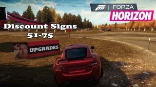 Forza Horizon - Discount Signs 51-75