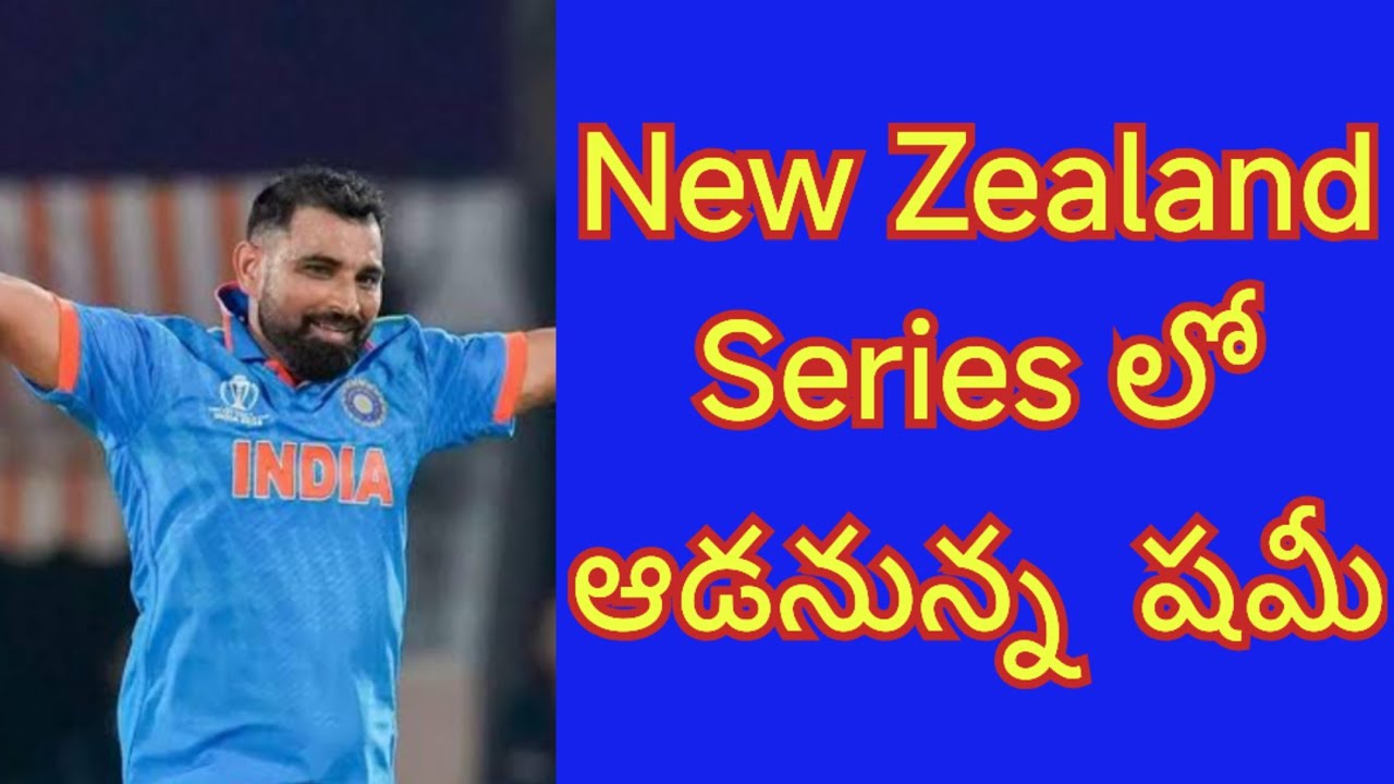 Shami may get selected for Team India in ODI series against New Zealand