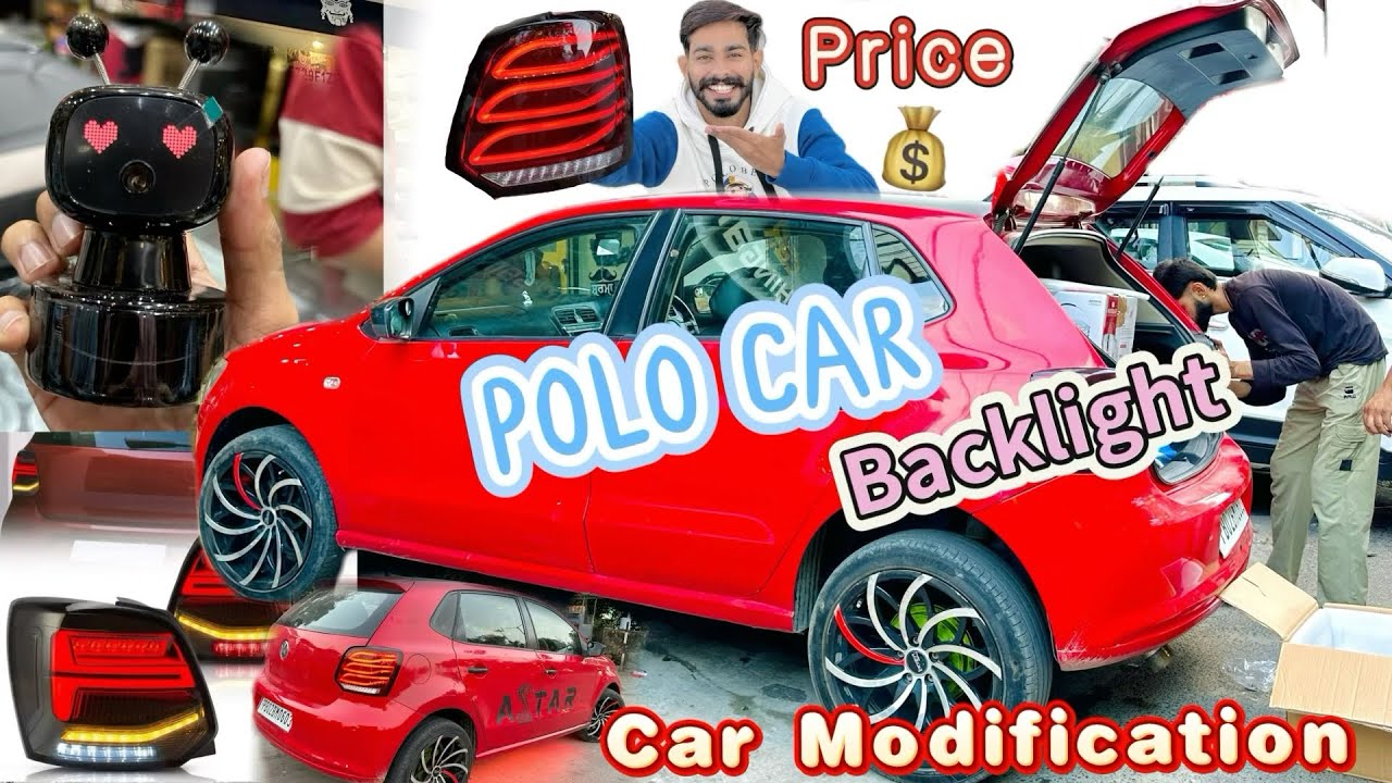 Polo Car back light ! Car Modifications ! Polo ! Polo Lights ! Modified Polo ! Batala promotion