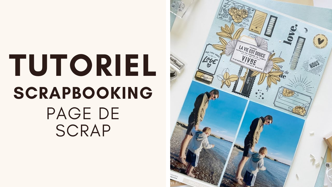 smply graphc: une page nature | Scrapbookng européen, Pages de