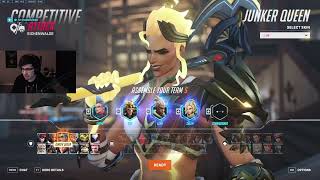 23K DMG! SUPER JUNKER QUEEN GOD GAMEPLAY OVERWATCH 2 SEASON 8 TOP 500