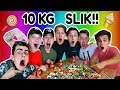 10 KILO SLIK!? (Slik Challenge) M. Jeppe Ølgaard, Jonas Droger, Madsengaming,