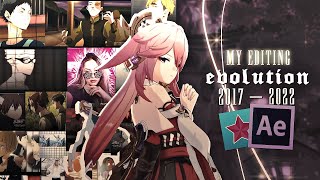 My editing evolution | 2017-2022