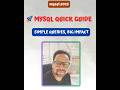 🚀 mySQL Quick Guide Simple Queries, Big Impact