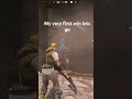 My very first Fortnite win
