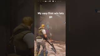 My very first Fortnite win