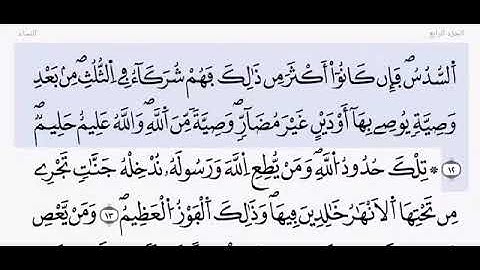 سورة النساء كاملة برواية ورش القارئ إبراهيم الدوسري