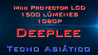 Proyector Deeplee DP500 LCD de 1500 Lúmenes