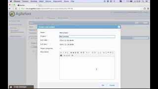 (Open-source version) Tutorial #2: Creating Products, Projects, Iterations, Stories and Tasks