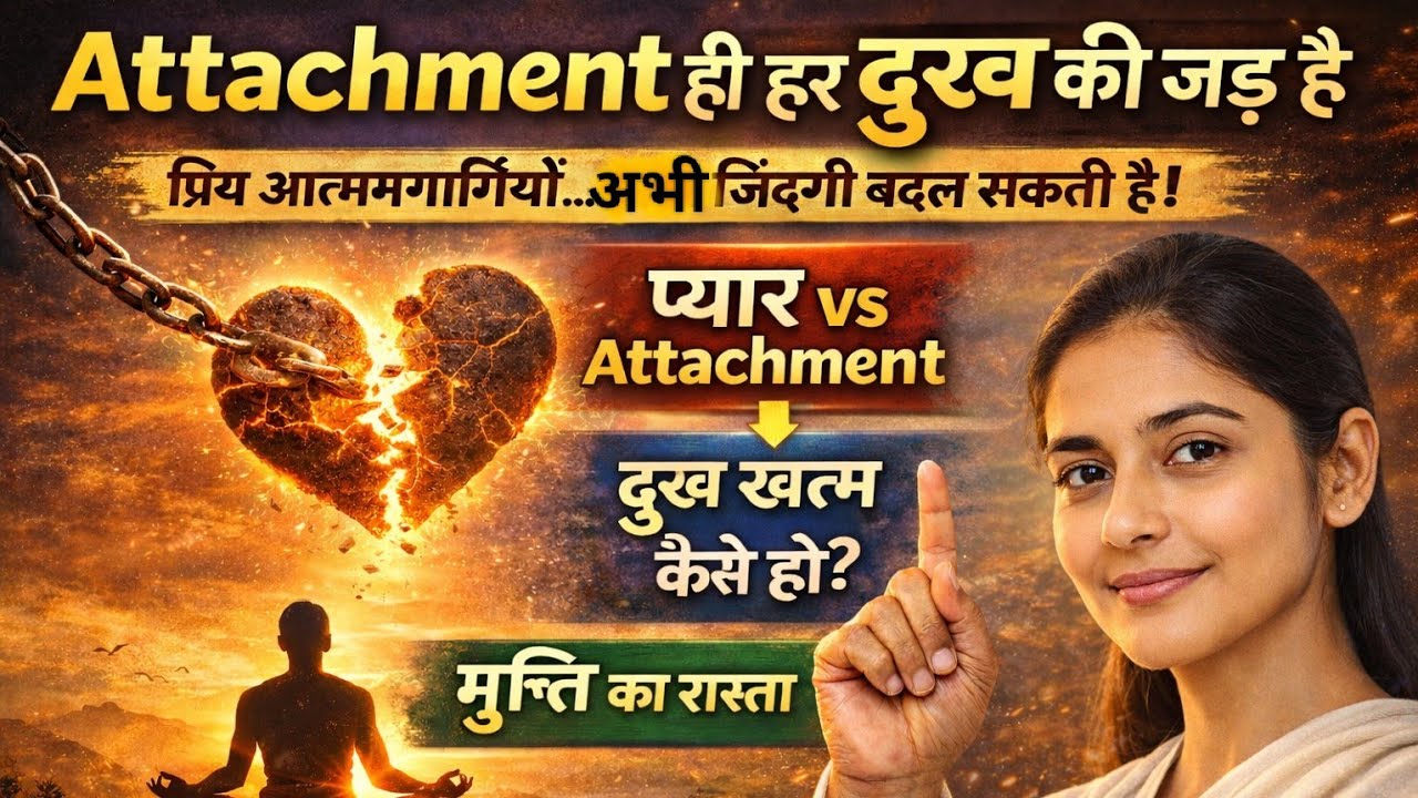 Attachment ही हर दुख की जड़ है@Atmamargi 