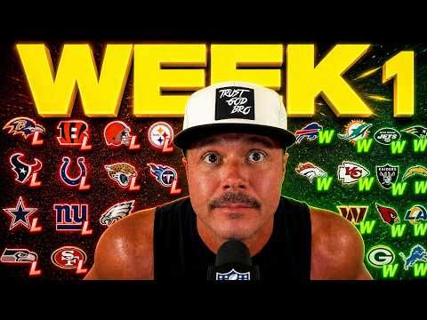 I Predicted EVERY NFL Week 1 Game....