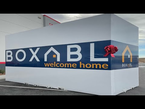 This is what a folding house looks like, home BOXABL