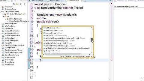 Thread to generate Random Numbers in Java