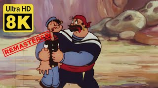 Popeye the Sailor meets Sindbad the Sailor 1936 8K (Remastered with Neural Network AI)