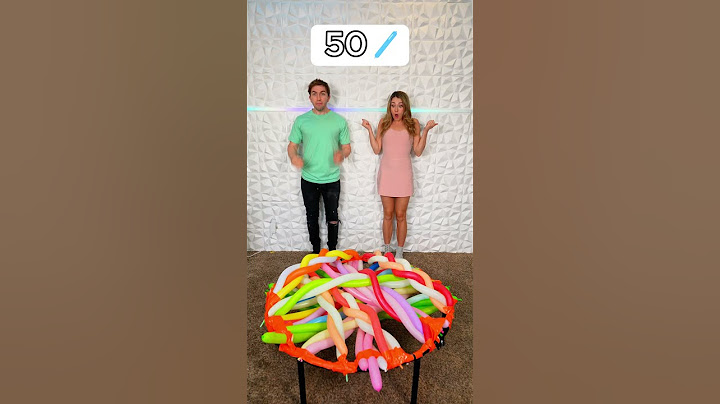 How Many Balloons Can Hold Her?
