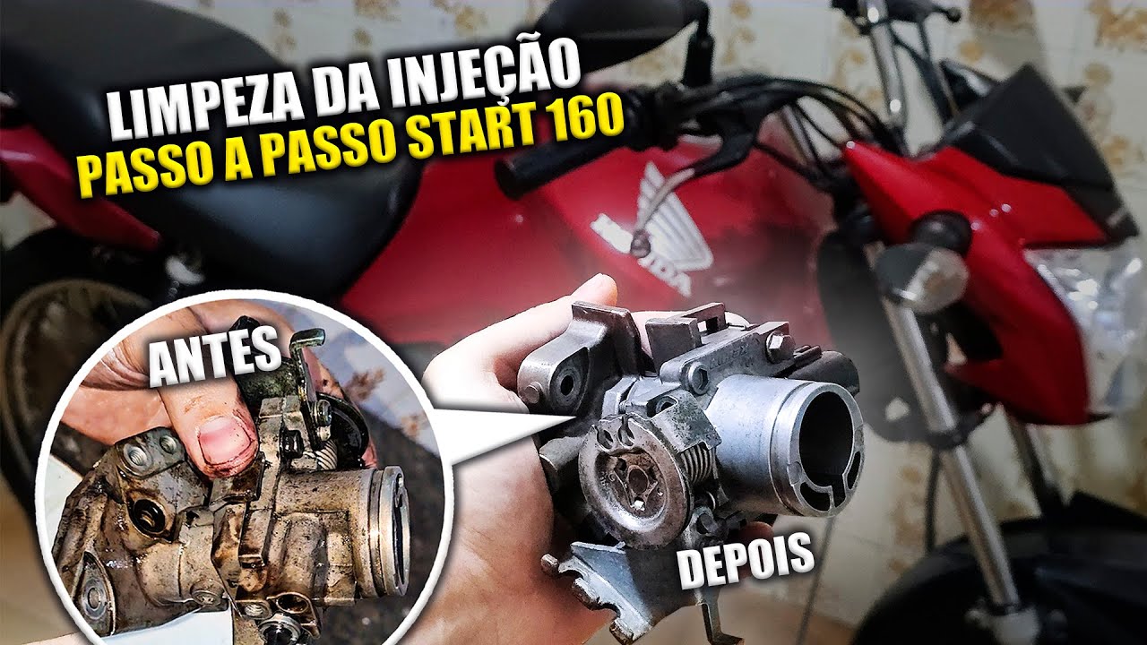 LIMPEZA DA INJEÇÃO E BICO COMPLETA DA START 160