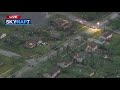 Chopper 7HD surveys tornado damage in Woodridge