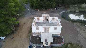 Building my ICF house part 8 : First floor walls, forming and pouring