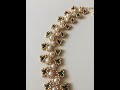 İNCİLİ YAPRAK MODEL BİLEKLİK PEARL LEAF BRACELET