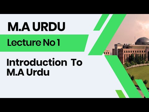 Ma Urdu Abbreviation