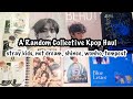 a random collective kpop haul | stray kids, nct dream, shinee, wonho, &amp; tempest