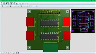 PROTEUS | L293D ÇİFT MOTOR SÜRÜCÜ | DEVRE TASARIMI #Proteus #L293D #Sürücü
