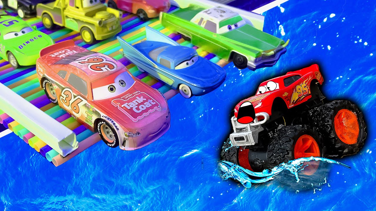 Disney Pixar Cars Lightning Mcqueen, Dinoco, Mater, Hudson, Axlerod, Finn, Frank, Guido, Mack, Shu