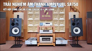 : TEST COMBO DNG B JBL - USA | Amply JBL SA750 + Loa JBL L100 Classic Mkii & JBL S3900